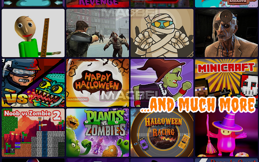 Halloween Games Collection: Favorite  Play [Launcher]  from Chrome web store to be run with OffiDocs Chromium online